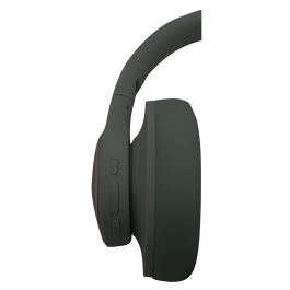 Elbe ABT-B26-N Auricular de Diadema Bluetooth Plegable Negro/Rojo con Micrófono y Aux-in
