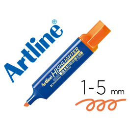 Artline EKS-600 Rotulador Fluorescente Punta Biselada Naranja Fluor Trazo 1-5 mm Precio: 5.89999993. SKU: B136GKVFVS
