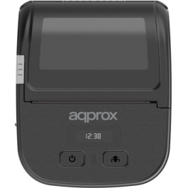 Approx appPOS80PORTABLE Impresora Térmica Portátil de Tickets 80mm USB-C Bluetooth Negra para Negocios y Servicios Móviles