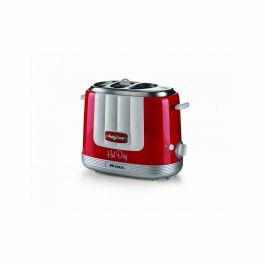 Ariete 206/00 Máquina de Hot Dog Party Time Roja - 5 Niveles de Cocción, Expulsión Automática