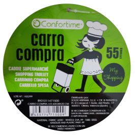 Confortime Carro Compra 4-R 60 x 38 x 20 cm (4 Unidades)