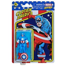 Figura Retro Capitan America Marvel 9,5cm Figura Retro Capitan America Marvel 9,5cm