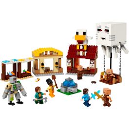 LEGO 21273 Minecraft Ghasts Attack the Village - Juego de Construcción para 10+ Años