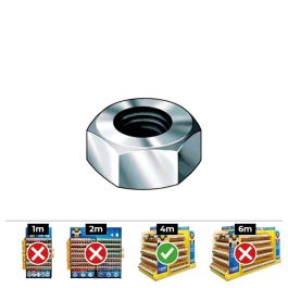Celo Tuerca Hexagonal Din 934 Ø4mm Acero Clase 8 - Caja 1000 unid. Precio: 18.79000046. SKU: S7903199