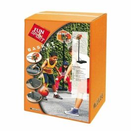 Mondo Aro de Baloncesto Junior Ajustable de 165 a 205 cm con Cesta Metálica de 46 cm