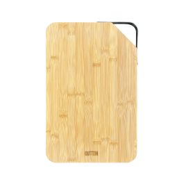 Tabla de cortar bambú y metal Quttin 38.6x25.3x1.5 cm - Inde (8 Unidades) Tabla de cortar bambú y metal Quttin 38.6x25.3x1.5 cm - Inde (8 Unidades)