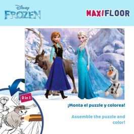 Puzzle Infantil Frozen Doble cara 108 Piezas 70 x 1,5 x 50 cm (6 Unidades)