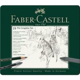 FABER-CASTELL Set Pitt Graphite medium, Lápices de Arte para Dibujo y Sombreado en Metalletui Precio: 54.49999962. SKU: B14GKTA7MH