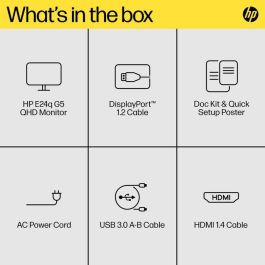 Monitor HP E24Q G5 23,8" Quad HD 75 Hz