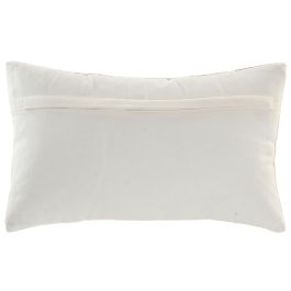 DKD Home Decor Cojín Tradicional de Algodón, Viscosa y Poliéster Azul Claro Beige 30 x 50 cm (2 Unidades)
