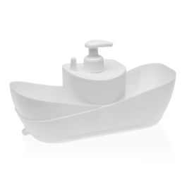 Dispensador De Jabon Blanco Versa 11X26CM Dispensador De Jabon Blanco Versa 11X26CM