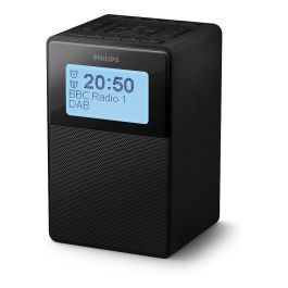 Philips TAR5100/10 Reloj Despertador Digital Negro con Radio DAB/FM y Bluetooth 5.3