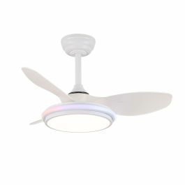Ventilador de Techo CristalRecord STEL EVO MINI RGB RETRAC Transparente