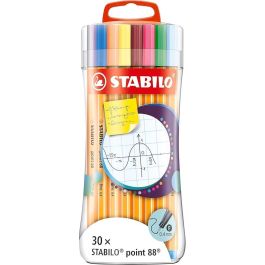 Stabilo Estuche Plástico Pen 88 con 30 Rotuladores de Colores Surtidos Precio: 22.49999961. SKU: S8417795