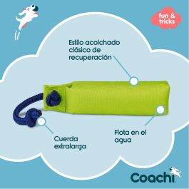 Coachi Training Dummy Muñeco Flotante de Recuperación para Adiestramiento de Perros y Cachorros, Mediano, Color Lima, Lona Coachi Training Dummy Muñeco Flotante de Recuperación para Adiestramiento de Perros y Cachorros, Mediano, Color Lima, Lona