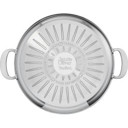 Tefal E307S7 Set de Ollas y Sartenes Jamie Oliver, 7 piezas, Acero Inoxidable, Inducción, Aptas para Horno 250°C y Lavavajillas