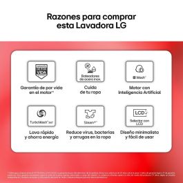 Lavadora LG F4X7513TWS 13 kg