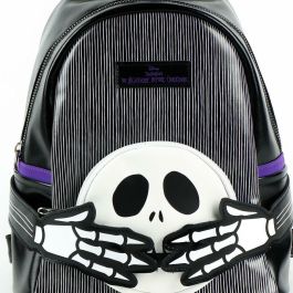 Mochila Casual The Nightmare Before Christmas Negro Moderno 22 x 26,5 x 13 cm