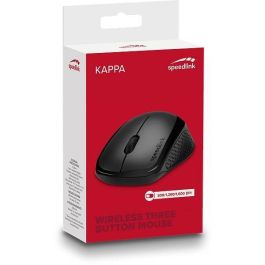 Speedlink KAPPA Ratón Óptico Inalámbrico 1600 DPI para Mano Derecha, USB, Negro
