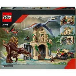 LEGO 76976 Jurassic World Misión Aérea de Spinosaurus y Quetzalcoatlus - Juego de Construcción