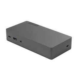 Lenovo Estación de Acoplamiento Thunderbolt 3 Essential Dock – Dual 4K, DisplayPort 1.4, HDMI 2.0, RJ-45, USB 3.0, USB-C