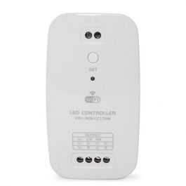 CA-CWFI-RGB_CCT_DIM Controlador WiFi Inteligente Tira LED 3 en 1 RGB CCT Dimmer compatible con Alexa 12V 24V