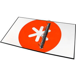 Antartik Carpeta 4 Anillas 40 mm Mixtas A4 Forrada Negro