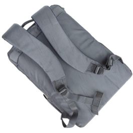 Rivacase Alpendorf 7569 Mochila urbana para portátil 17.3" gris de poliéster reciclado, resistente al agua
