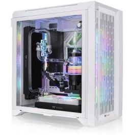 Thermaltake CTE C700 TG ARGB Snow White - Caja PC Midi Tower Gaming con Ventana Lateral e Iluminación RGB, Blanco