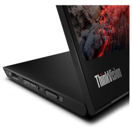 Lenovo ThinkVision M14t Gen 2 Monitor Portátil 14" IPS Touch 2.2K (2240x1400) 60Hz 6ms USB-C Negro - Incluye Base y Certificación Eyesafe