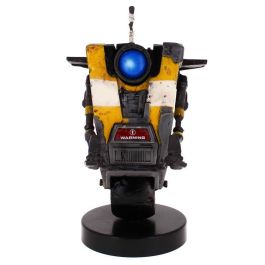 EXQUISITE GAMING Soporte Sujeción Figura Claptrap Borderlands Cable Guy 21cm para Mandos y Móviles