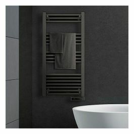 Cecotec ReadyWarm 9200 Smart Towel Toallero Eléctrico 750 W Negro para Baño, Pantalla LED, Programable Semanal, 3 Modos, IP24
