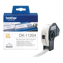 Etiquetas para Impresora Multiuso Brother DK11204 Blanco Papel Precio: 2.59000016. SKU: S0201272