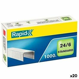 Grapas Rapid 1000 Piezas 24/6 (20 Unidades) Grapas Rapid 1000 Piezas 24/6 (20 Unidades) Precio: 14.69000016. SKU: S8415884