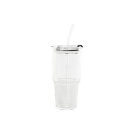 Vaso Basicos DKD Home Decor Transparente 9 x 17.5 x 9 cm