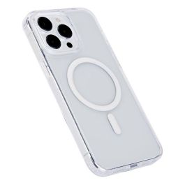 eSTUFF Funda Híbrida Magnética BERLÍN para iPhone 15 Pro - Transparente con MagSafe