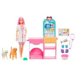Mattel Barbie y su Clínica Veterinaria Juguete para Niños a partir de 4 Años