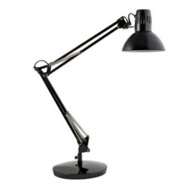 Archivo 2000 Lámpara de Mesa LED ALARCHI NE Negra con Brazo Articulado Doble y Altura Regulable Precio: 103.88999984. SKU: B15X94XVDY