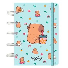 LOVELY STORY Cuaderno A6 Bubble Tea Capibara 100 hojas cuadricula Precio: 9.78999989. SKU: B1HGQYYGYM