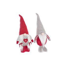 Figura Navidad Tradicional DKD Home Decor Rojo Gris 9 x 50 x 20 cm (2 Unidades) Precio: 21.49999995. SKU: B18KMH8BGC