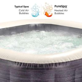 Jacuzzi purespa burbujas greystone deluxe para 4 personas 795 litros 211x211x71 cm Jacuzzi purespa burbujas greystone deluxe para 4 personas 795 litros 211x211x71 cm