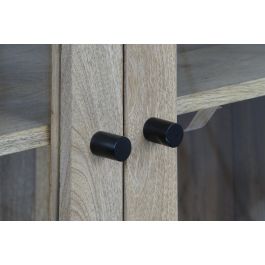 DKD Home Decor Vitrina Moderno Mango y Cristal 90 x 40 x 142 cm