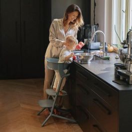CYBEX CYB4063846445271 Kit de Torre de Aprendizaje Lemo 2: Soporte Ajustable y Escalable para Niños, Color Gris Gamuza