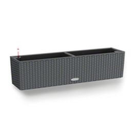 Lechuza LEC4008789156129 Jardinera Balconera Casita 80, Kit completo, Granito, 12L