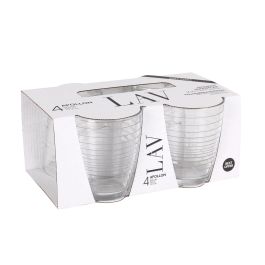 Set de 4 Vasos Apollon 340 cc - Lav (12 Cajas) Set de 4 Vasos Apollon 340 cc - Lav (12 Cajas)