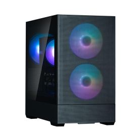Zalman P30 Air Black Mini Tower PC micro ATX/Mini-ITX con ventana lateral de vidrio templado