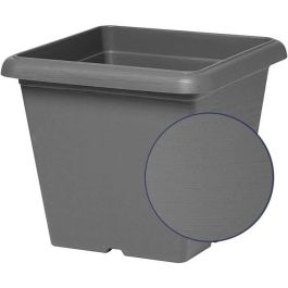 Garden ID 01061469 Maceta Cuadrada Teramo Negro-Antracita 40x35cm Resistente Arañazos Efecto Piedra Con Agujeros Garden ID 01061469 Maceta Cuadrada Teramo Negro-Antracita 40x35cm Resistente Arañazos Efecto Piedra Con Agujeros