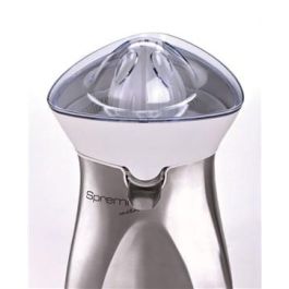 Ariete 407 Exprimidor Spremî Metal, Cono Doble con Aletas de Presión y Pico sin Goteo, 60W