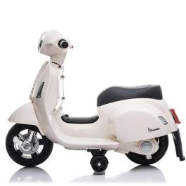 Ociotrends Moto mini Vespa blanca 6V 1 motor
