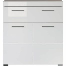 Trendteam TRE4251398913359 Mueble bajo de baño Amanda Blanco 2 puertas, 1 cajón 73x31x79 cm Trendteam TRE4251398913359 Mueble bajo de baño Amanda Blanco 2 puertas, 1 cajón 73x31x79 cm